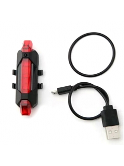 Мигалка задняя, стоп, мини, зарядка от USB 4 режима, RAPID X, 15 люмен